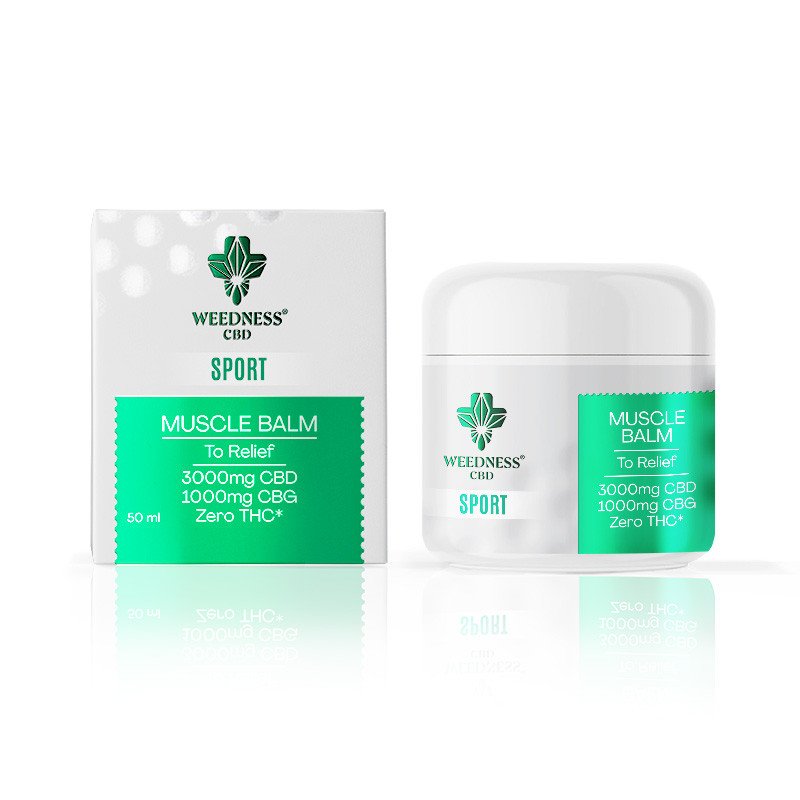 Sport Bálsamo de alivio muscular 3000mg CBD y 1000mg CBG | 50ml